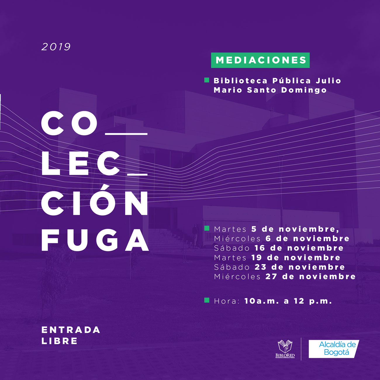 Colección FUGA en la Biblioteca Pública Julio Mario Santo Domingo