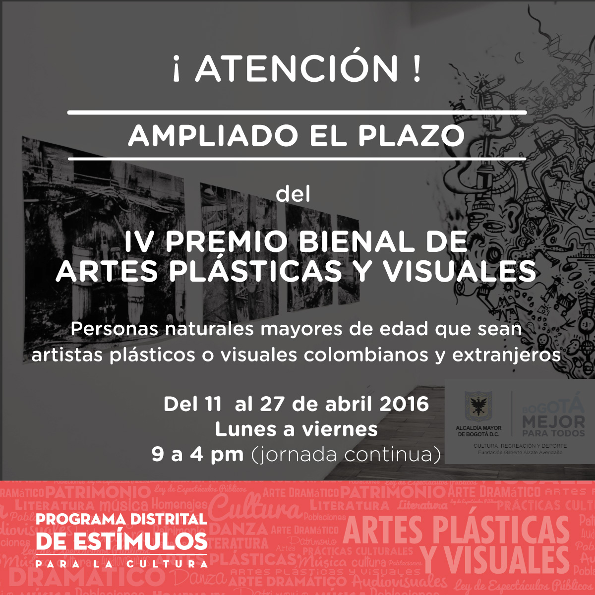 convocatoria IV Premio Bienal de artes Plásticas y Visuales