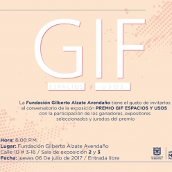Conversatorio con expositores del premio GIF ESPACIOS Y USOS