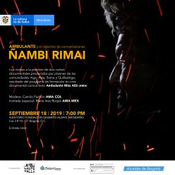 Ñambi Rimai, proyección de corto documentales en La FUGA